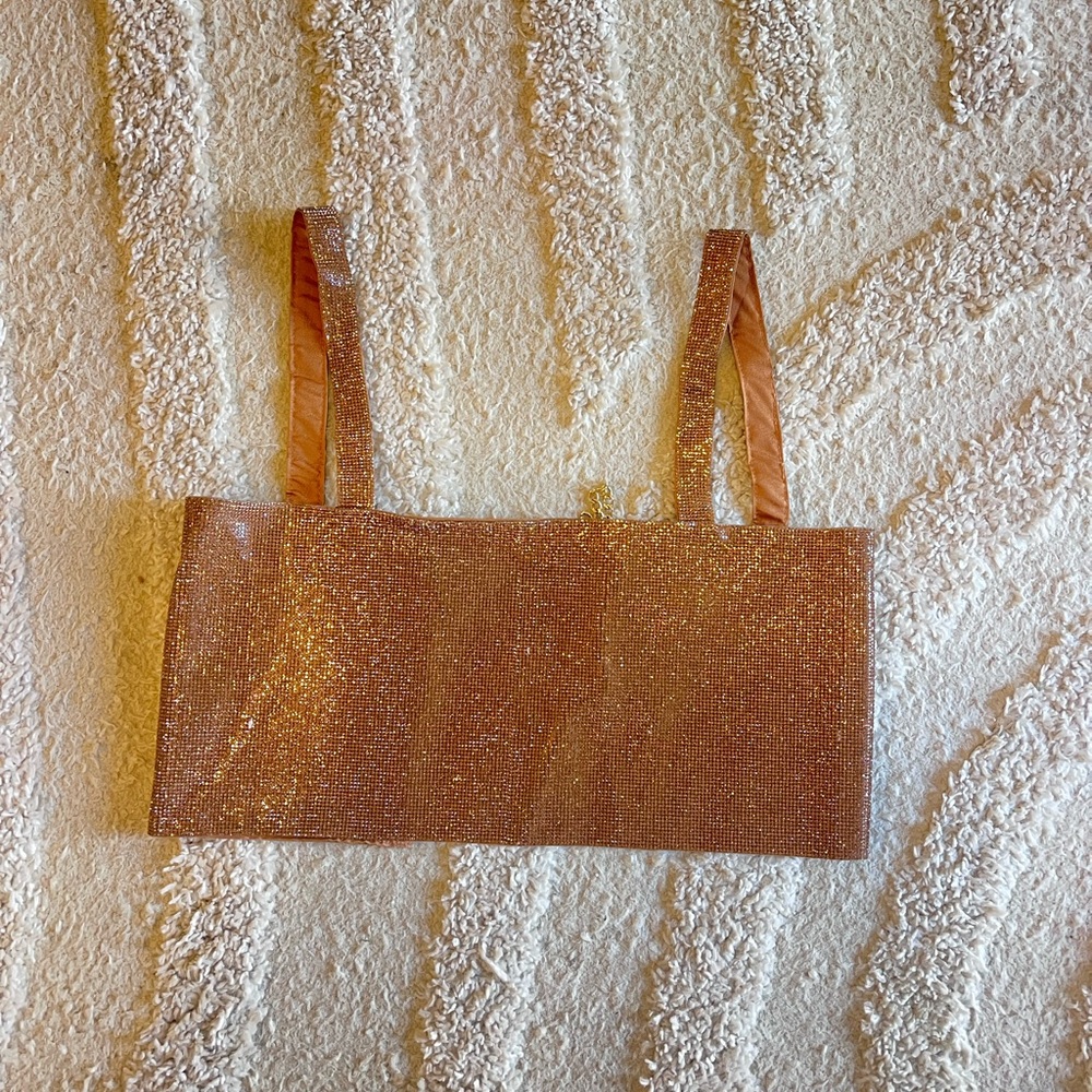 Elegant Glittering Tan Women's Bag